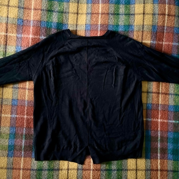 Zara Black Knit Pullover Crewneck Sweater - Picture 3 of 3